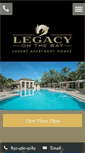 Mobile Screenshot of legacyonthebay.com